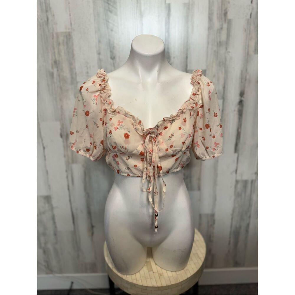 Floral crop top